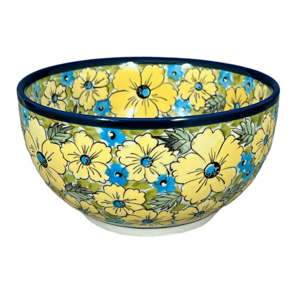Bowl, Round, Deep, 6.25" in "Sunny Meadow" by Zaklady | Y1755A-ART332