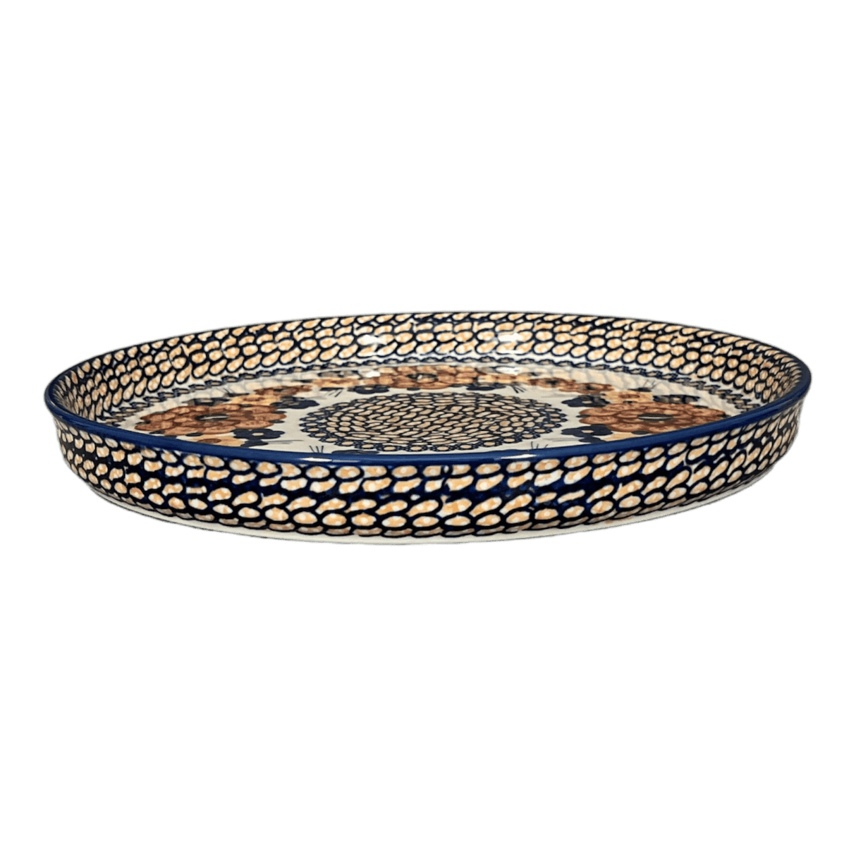 Tray, Round, 10.25" in "Bouquet in a Basket" by Manufaktura | T153S-JZK