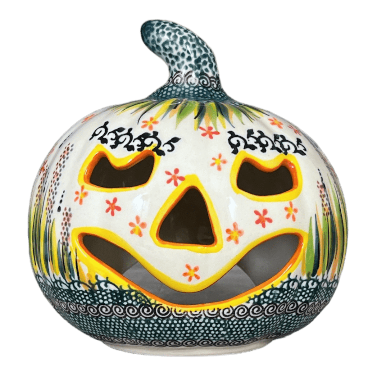 Luminary, Pumpkin, 5.75" in "Morning Meadow" by Galia | GAD33-ULA