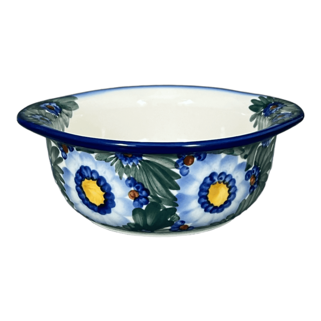 Bowl, Round, Soup, 7.25" x 6.25", WR (WR51B) in "Impressionist's Dream" by W.R. Ceramika | WR51B-AB3