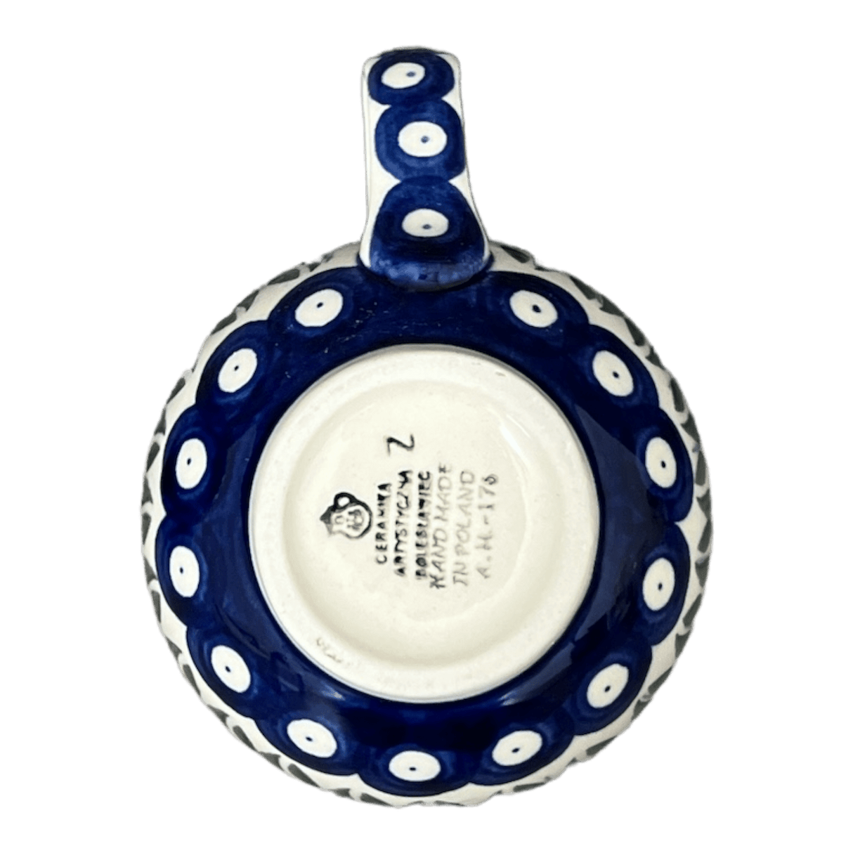 Mug, Belly Mug, 12 oz Medium in "Tulip Dot" by Ceramika Artystyczna | A070-377Z