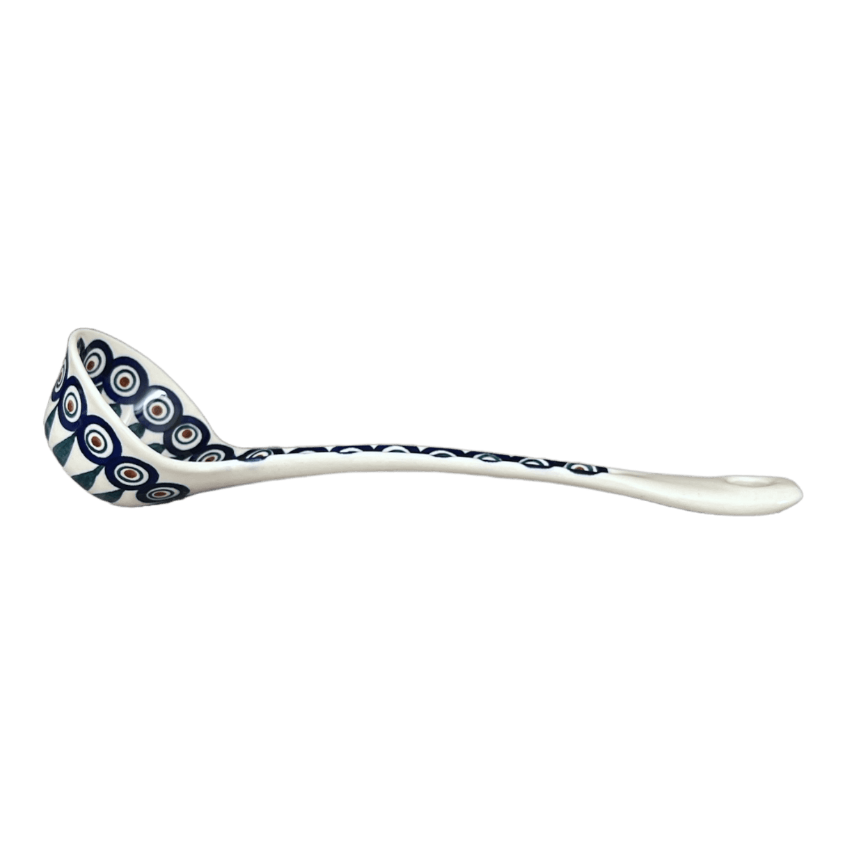 Ladle, Soup, 12" in "Peacock" by Manufaktura | C020T-54