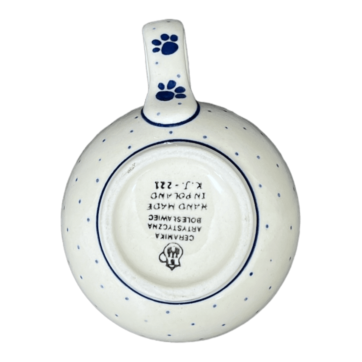 Mug, Belly Mug, 16 oz Large in "Paw Parade" by Ceramika Artystyczna | A073-1769X