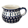 Polish Pottery 1 Liter Pitcher (Peacock) | D044T-54 at PolishPotteryOutlet.com