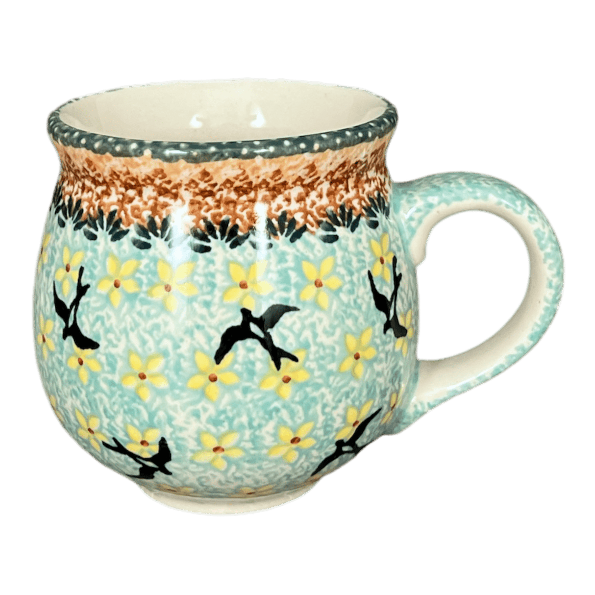Mug, Belly Mug, 10 oz Medium in "Capistrano" by Manufaktura | K090S-WK59