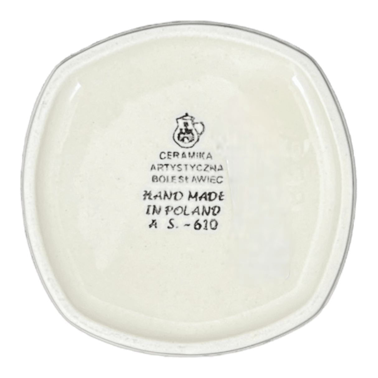 Bowl, Square, Sugar Bowl, 4" in "Mixed Berries" by Ceramika Artystyczna | AF38-1449X