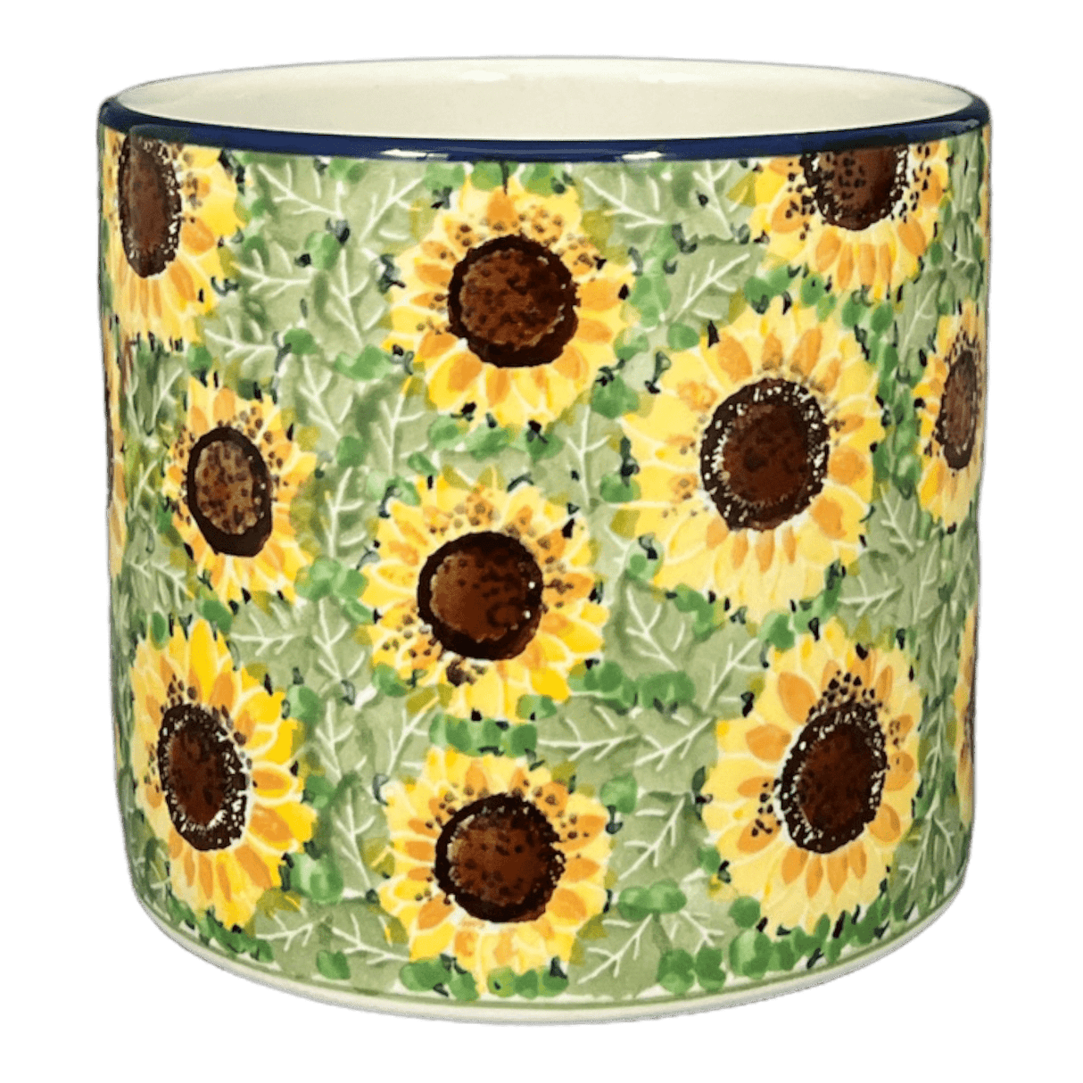 Flower Pot, 4.75" in "Sunflower Field" by Ceramika Artystyczna | A361-U4737