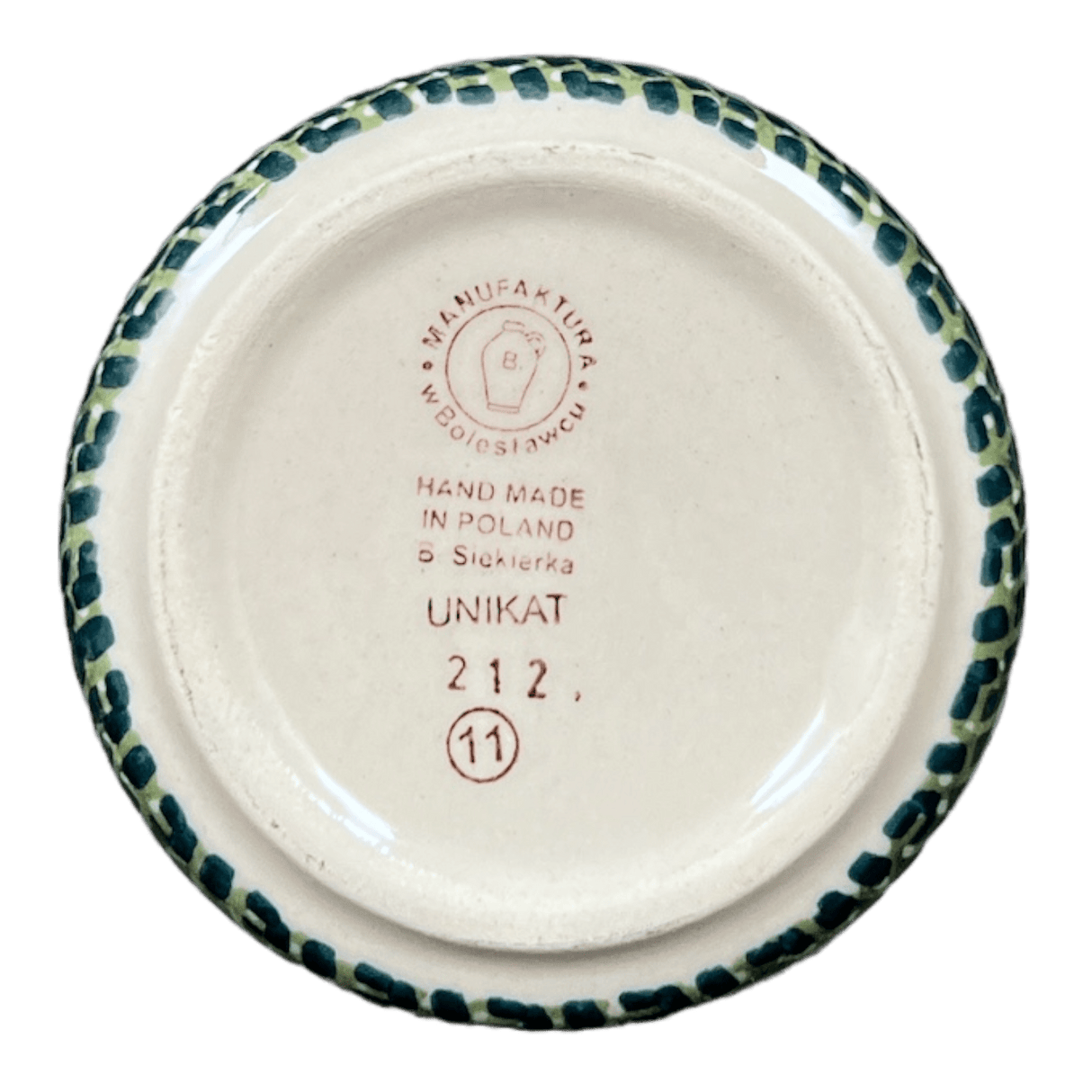 Butter Crock, 4.5" in "Bouncing Blue Blossoms" by Manufaktura | M136U-IM03