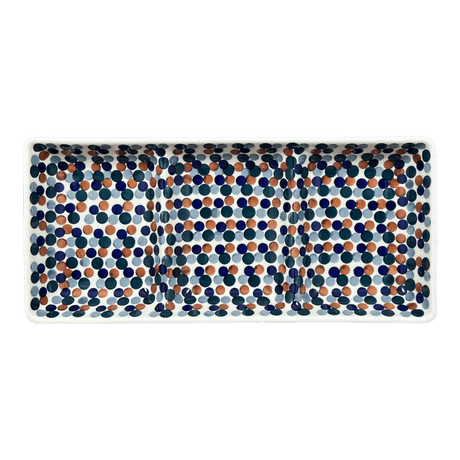 Dish, Divided, 3 Section, 14" x 6.5" in "Fall Confetti" by Manufaktura | P155U-BM01