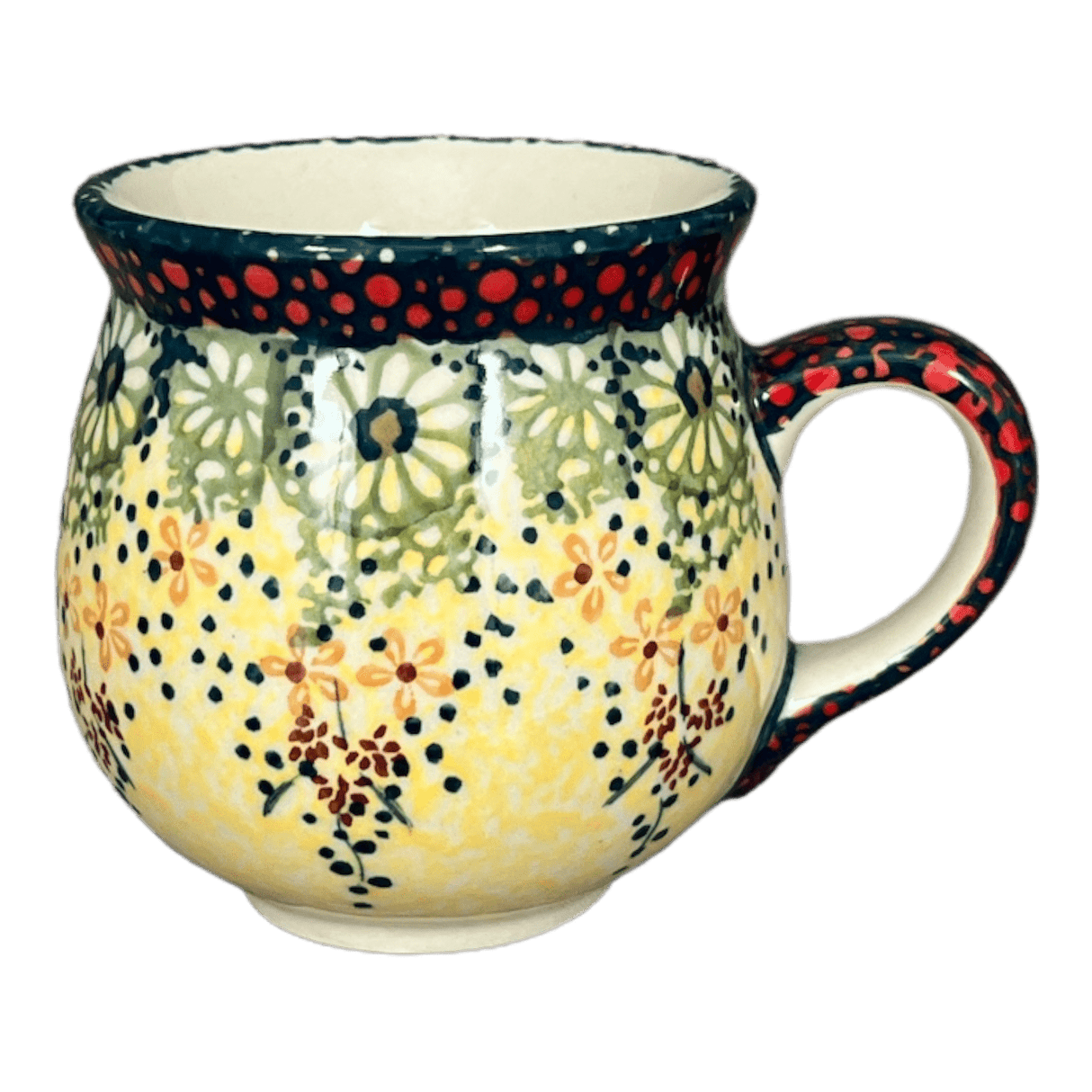 Mug, Belly Mug, Small, 7 oz in "Sunshine Grotto" by Manufaktura | K067S-WK52