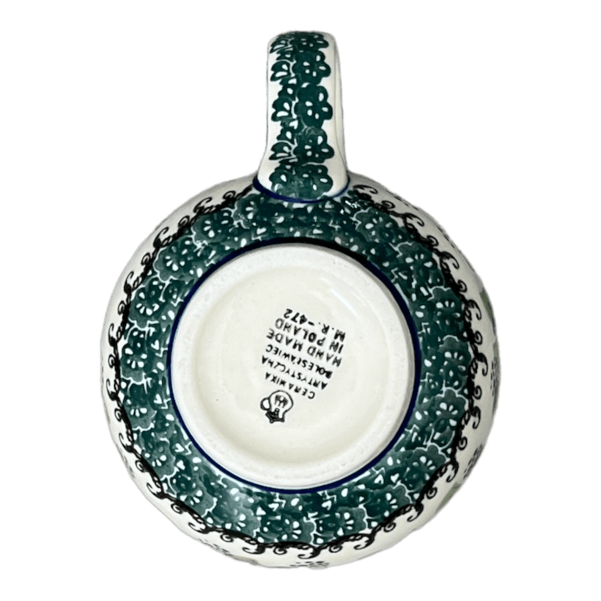 Mug, Belly Mug, 12 oz Medium in "Sugar Plums" by Ceramika Artystyczna | A070-2838Q