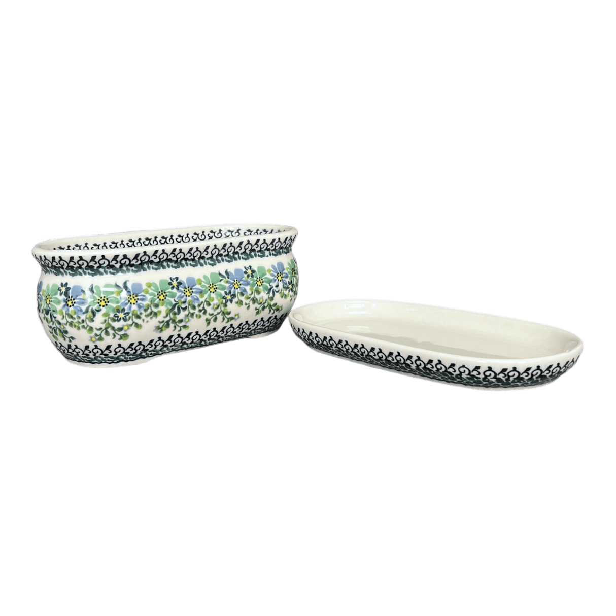 Herb Pot, 6.9" in "Blue & Green Dream" by Galia | GDN11-UHP2