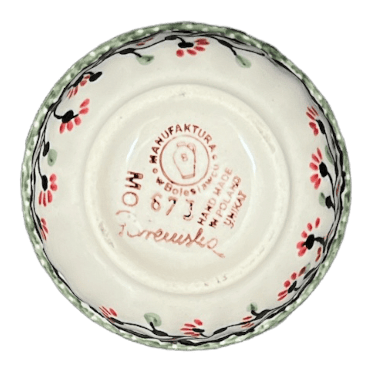 Bowl, Round, 3.5" in "Cherry Blossoms" by Manufaktura | M081S-DPGJ