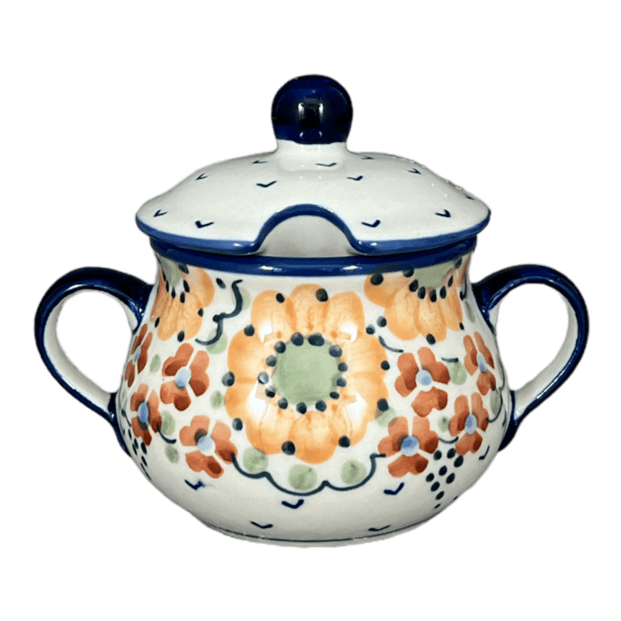 Bowl, Round, Sugar Bowl, 3.5" in "Autumn Harvest" by Manufaktura | C015S-LB