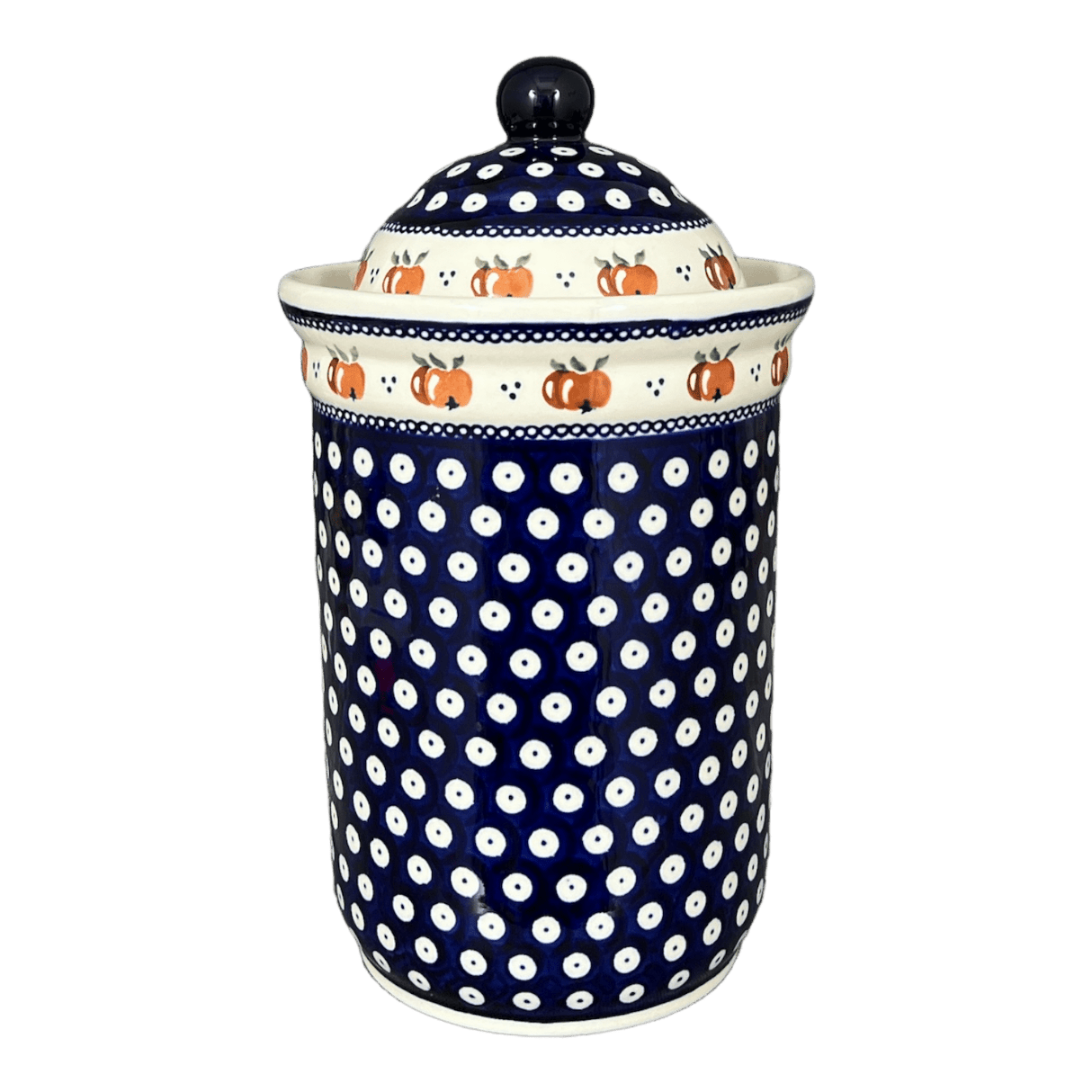 Canister, 2 Liter in "Persimmon Dot" by Zaklady | Y1244-D479