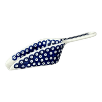 A picture of a Polish Pottery 6" Scoop (Cherry Dot) | L018T-70WI as shown at PolishPotteryOutlet.com/products/groats-scoop-cherry-dot