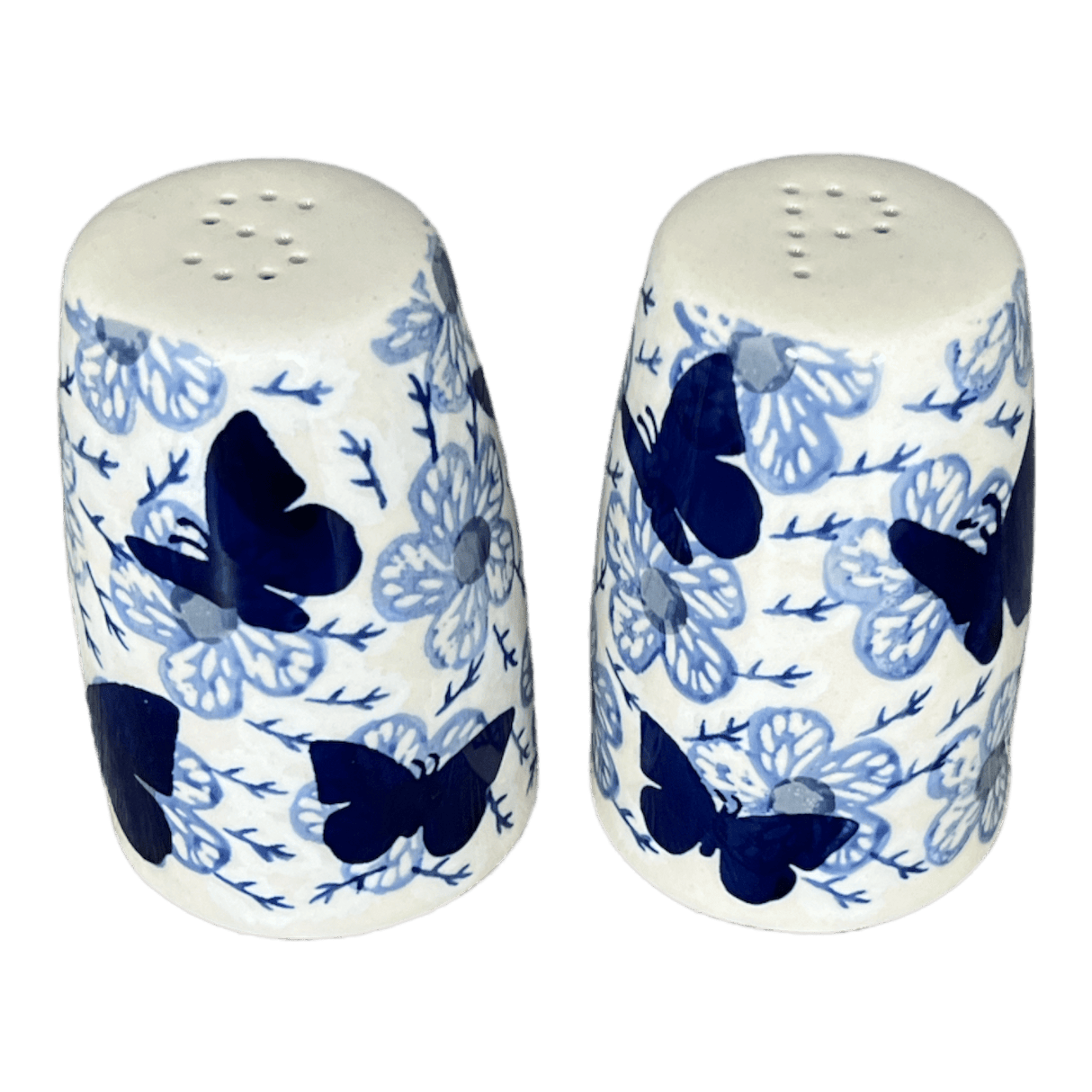 Salt & Pepper, 3.75" in "Blue Butterfly" by Manufaktura | S086U-AS58
