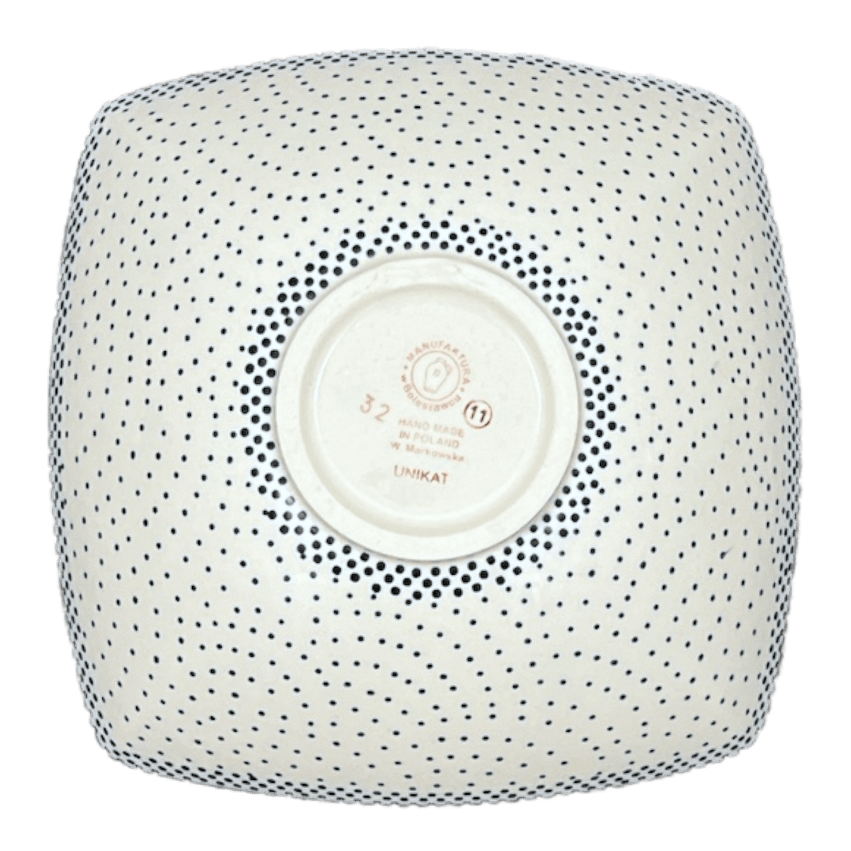 Bowl, Square, Nut, Medium, 7.75" in "Misty Green" by Manufaktura | M113U-61Z