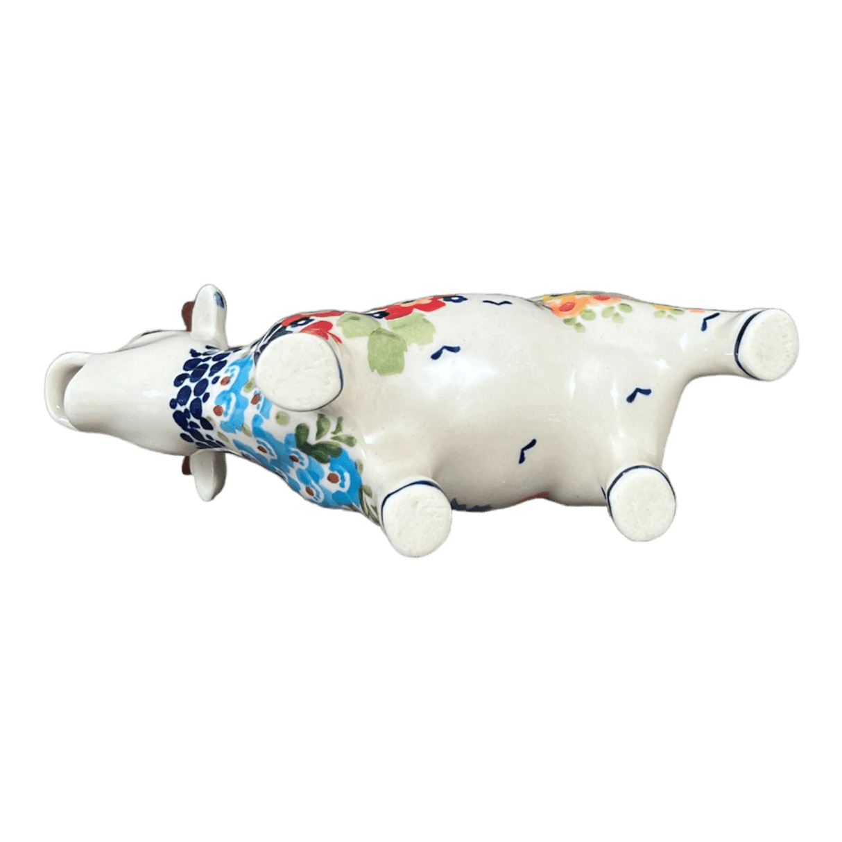 Creamer, Cow, 4 oz in "Brilliant Garden" by Manufaktura | D081S-DPLW