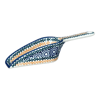 A picture of a Polish Pottery 6" Scoop (Ruby Bouquet) | L018S-DPCS as shown at PolishPotteryOutlet.com/products/6-scoop-ruby-bouquet-l018s-dpcs