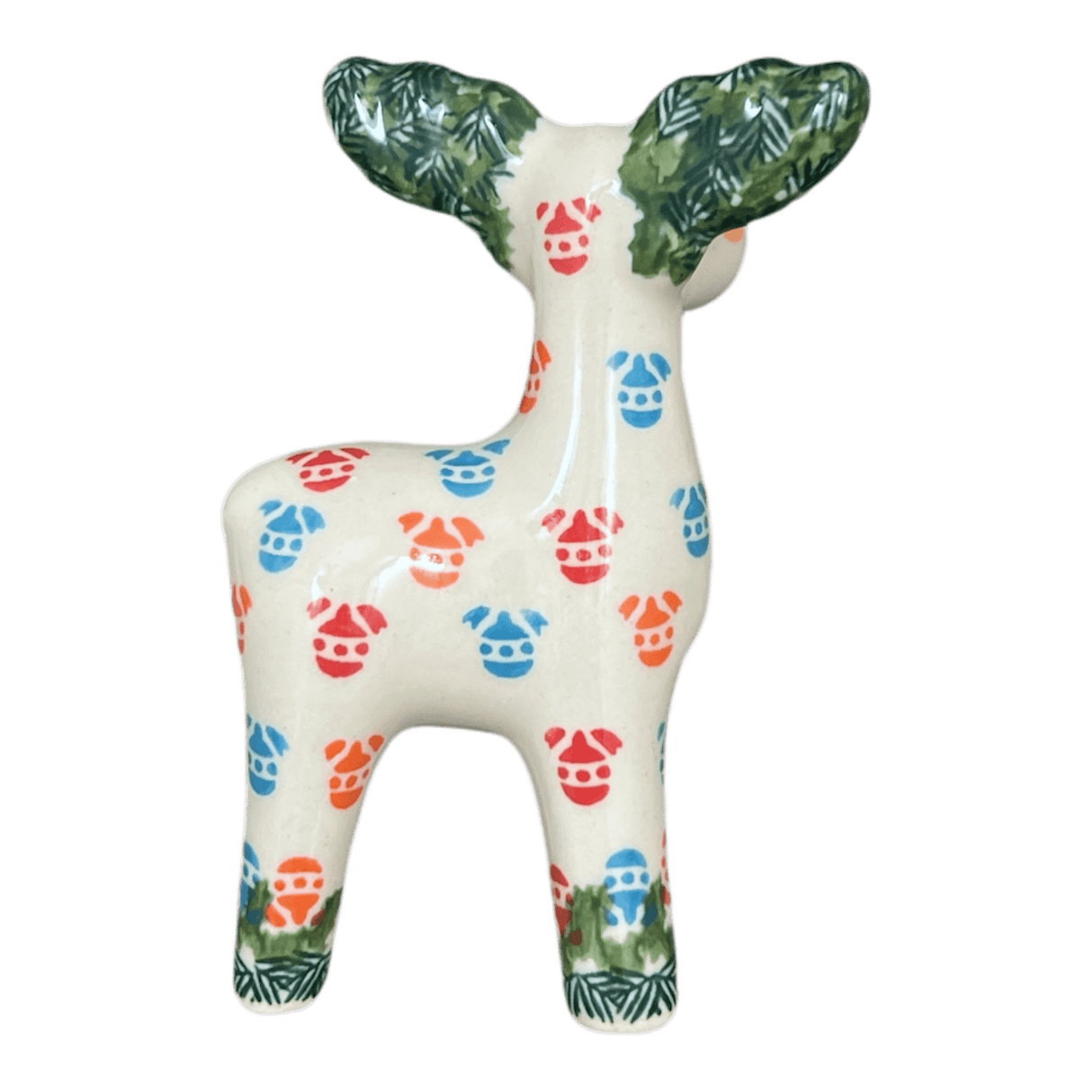 Figurine, Reindeer, 5" in "Colorful Baubles" by Galia | GZW30-PB2