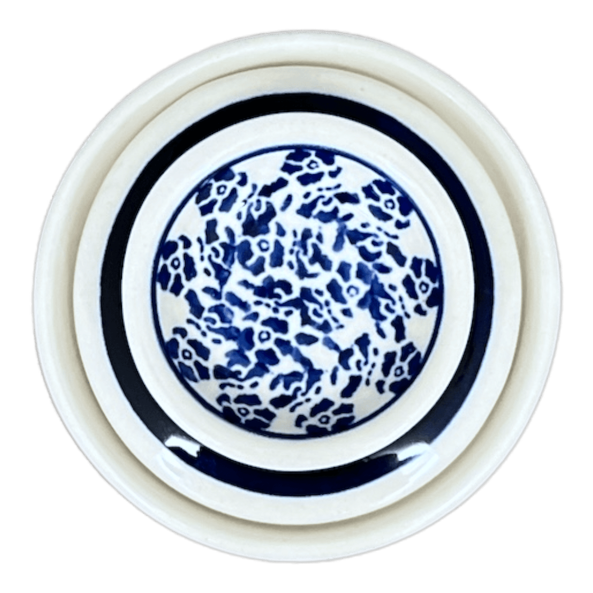 Butter Crock, 4.5" x 3.5" in "Rooster Blues" by Zaklady | Y1512-D1149