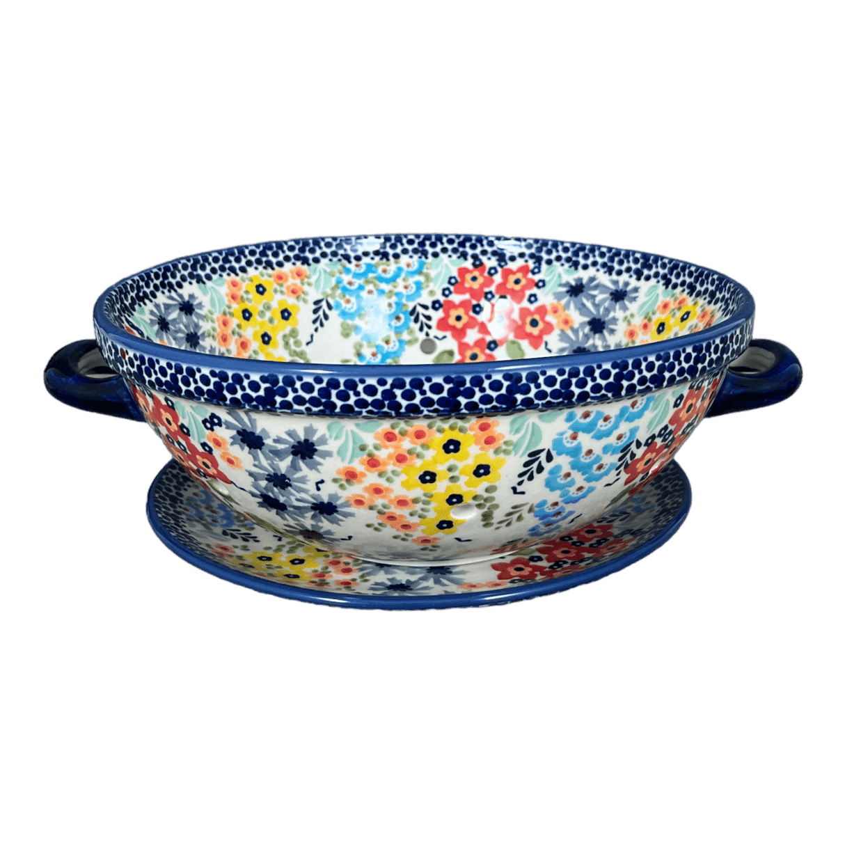 Bowl, Round, Berry Bowl, 9.75" in "Brilliant Garden" by Manufaktura | D038S-DPLW