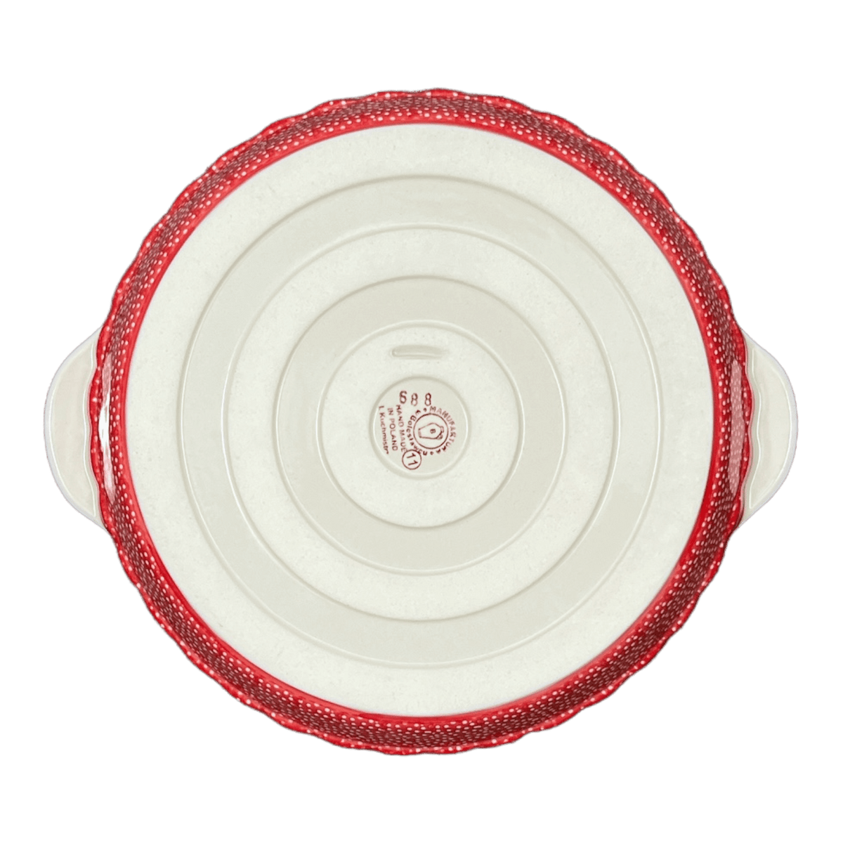 Baker, Round, Pie Baker, Handles, 9.75" in "Red Sky at Night" by Manufaktura | Z148T-WCZE