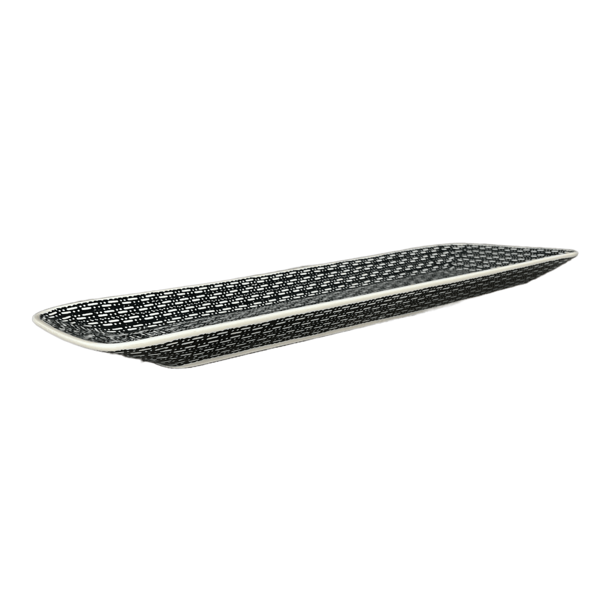 Platter, Rectangular, Long, 19.5" x 6.75" in "Metro" by Manufaktura | P204T-WCZM