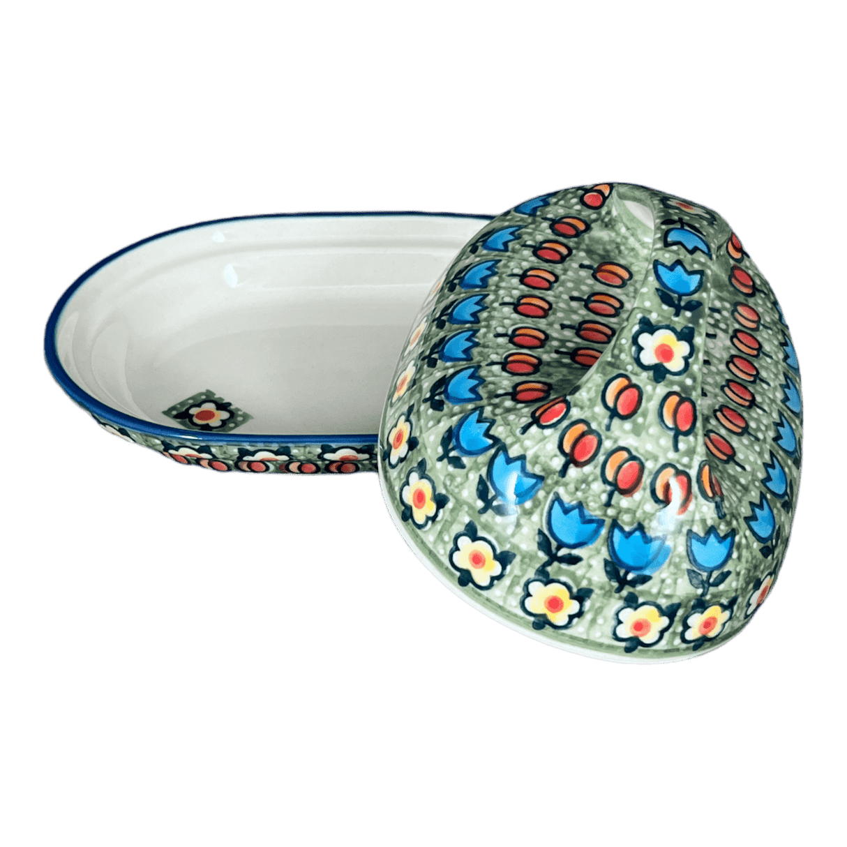 Butter Dish, Fancy, 5" x 7" in "Amsterdam" by Manufaktura | M077S-LK