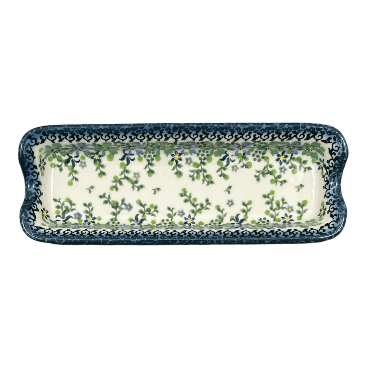 Corn Holder, 9" x 3.5" in "Blue & Green Dream" by Galia | GPK03-UHP2