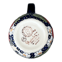 A picture of a Polish Pottery The Cream of Creamers - "Basia" (Poppies & Posies) | D019S-IM02 as shown at PolishPotteryOutlet.com/products/the-cream-of-creamers-basia-poppies-posies-d019s-im02