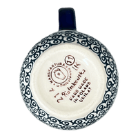 A picture of a Polish Pottery The Cream of Creamers-"Basia" (Poppy Paradise) | D019S-PD01 as shown at PolishPotteryOutlet.com/products/6-5-oz-the-cream-of-creamers-basia-poppy-paradise-d019s-pd01