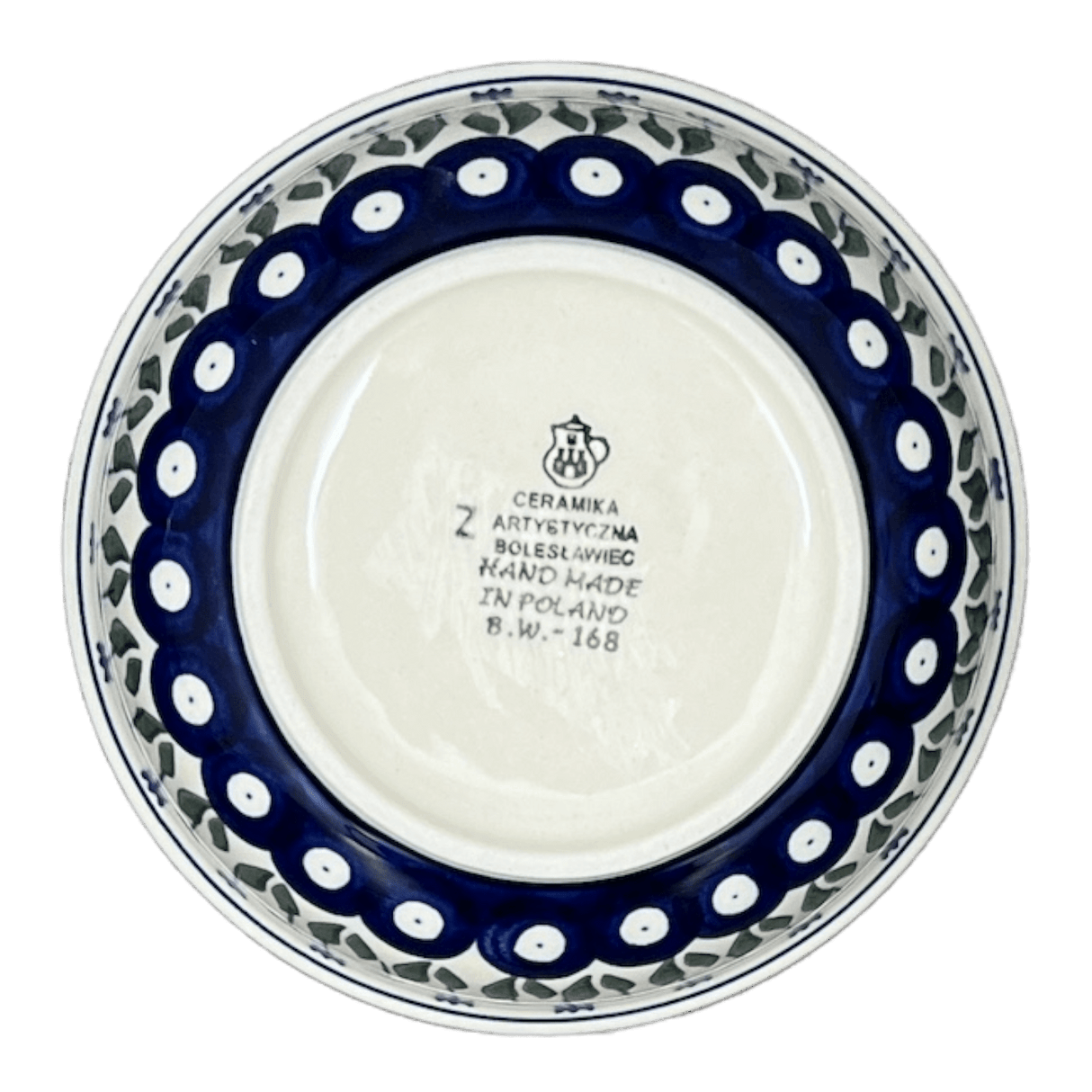 Bowl, Round, 6.25" in "Tulip Dot" by Ceramika Artystyczna | A209-377Z