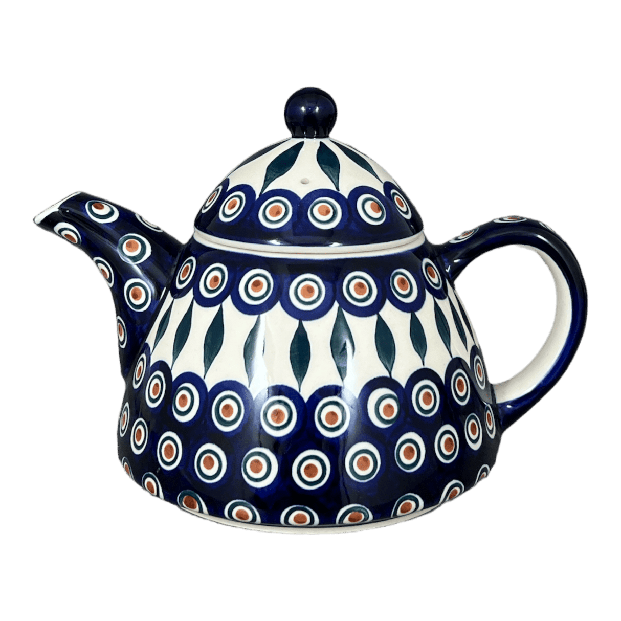 Teapot, 0.9 Liter in "Peacock" by Manufaktura | C005T-54