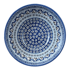 Polish Pottery CA 7.75" Kitchen Bowl (Blue Ribbon) | A057-1026X Additional Image at PolishPotteryOutlet.com