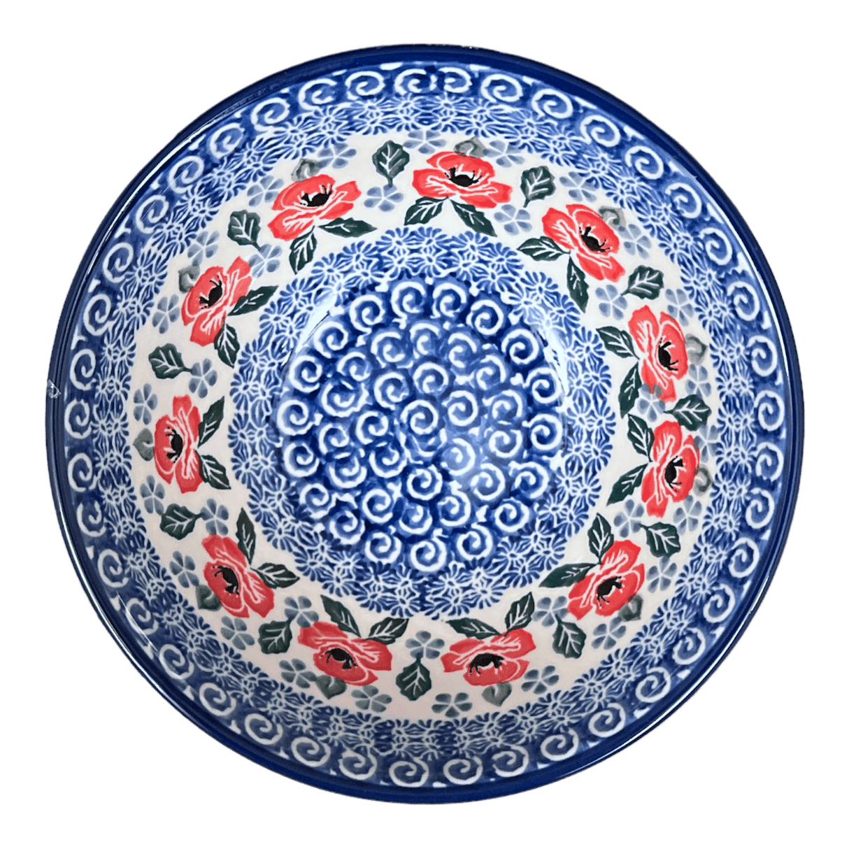 Bowl, Round, Kitchen, 6.75" in "Rosie's Garden" by Ceramika Artystyczna | A058-1490X