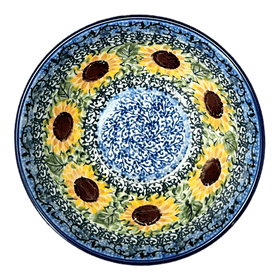 Polish Pottery CA 5.5" Kitchen Bowl (Sunflowers) | A059-U4739 Additional Image at PolishPotteryOutlet.com