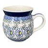 Polish Pottery CA 16 oz. Belly Mug (Just Another Daisy) | A073-1236X at PolishPotteryOutlet.com