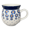 Polish Pottery CA 16 oz. Belly Mug (Daisy Craze) | A073-1571X at PolishPotteryOutlet.com