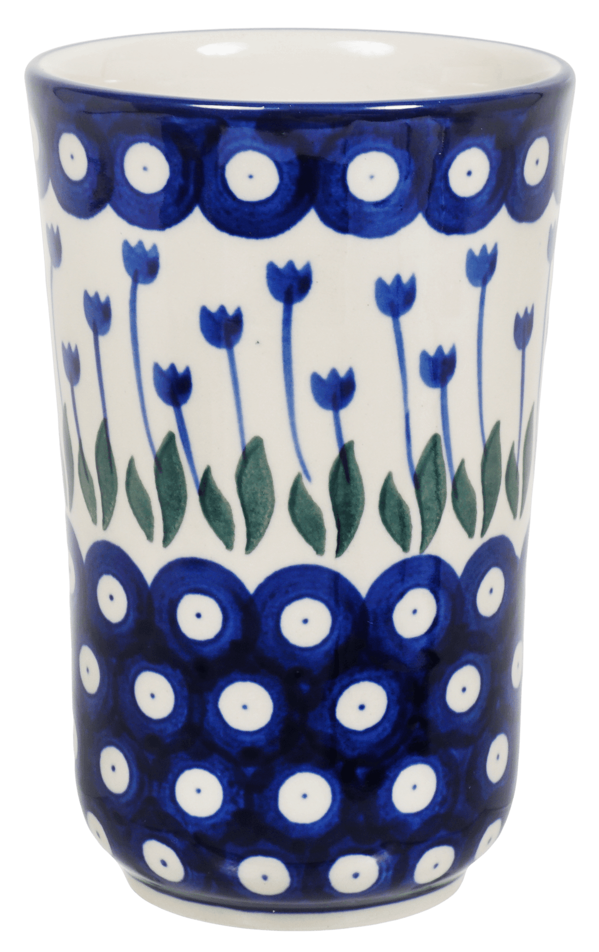Tumbler, 12 oz in "Tulip Dot" by Ceramika Artystyczna | A076-377Z
