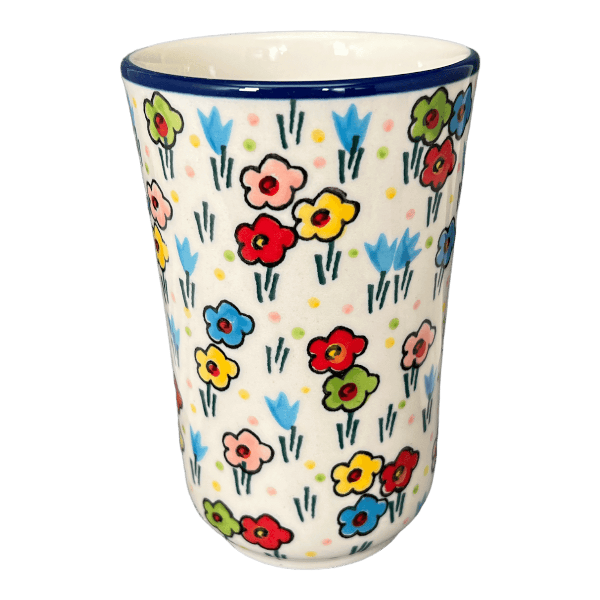 Tumbler, 12 oz in "Daisy Doodle" by Ceramika Artystyczna | A076-U4884