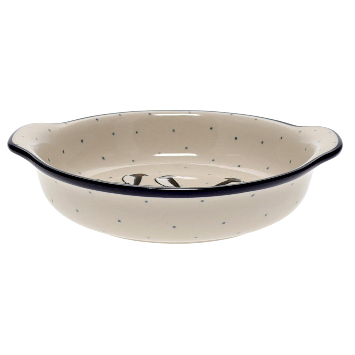 Casserole, Round, Small, 6.5" x 7.25" in "Birds on a Wire" by Ceramika Artystyczna | A142-U4831