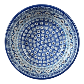 Polish Pottery CA 7.75" Bowl (Blue Ribbon) | A211-1026X Additional Image at PolishPotteryOutlet.com
