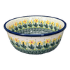 Polish Pottery C.A. 7.75" Bowl (Daffodils in Bloom) | A211-2122X at PolishPotteryOutlet.com