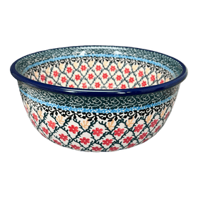 Polish Pottery CA 7.75" Bowl (Garden Trellis) | A211-U2123 Additional Image at PolishPotteryOutlet.com