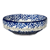 Polish Pottery CA Multangular Bowl (Red Aster) | A221-1435X at PolishPotteryOutlet.com