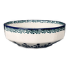Polish Pottery CA Multangular Bowl (Waving Tulips) | A221-1825X at PolishPotteryOutlet.com