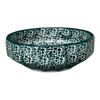 Polish Pottery CA Multangular Bowl (Going Green) | A221-1885Q at PolishPotteryOutlet.com