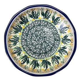 Polish Pottery CA Multangular Bowl (Daffodils in Bloom) | A221-2122X Additional Image at PolishPotteryOutlet.com